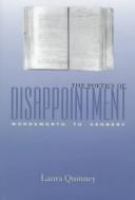 The poetics of disappointment : Wordsworth to Ashbery /