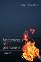 Fundamentals of fire phenomena /