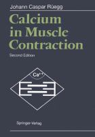 Calcium in muscle contraction : cellular and molecular physiology /