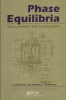 Phase equilibria : measurement and computation /