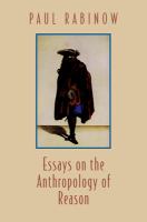 Essays on the anthropology of reason /