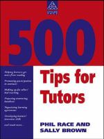 500 tips for tutors /