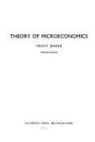 Theory of microeconomics.