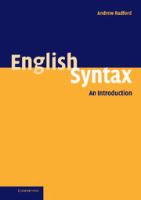 English syntax : an introduction /
