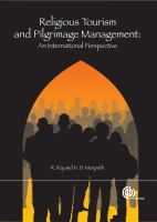 Religious tourism and pilgrimage festivals management an international perspective