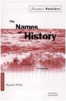 The names of history : on the poetics of knowledge /