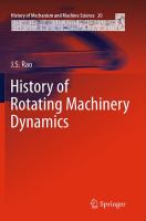 History of rotating machinery dynamics /
