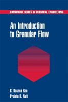 An introduction to granular flow /