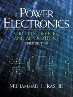 Power electronics : circuits, devices, and applications /
