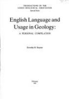 English language and usage in geology : a personal compilation /