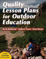 Quality lesson plans for outdoor education /