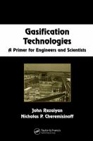 Gasification technologies : a primer for engineers and scientists /