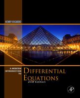 A modern introduction to differential equations /