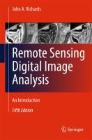 Remote sensing digital image analysis : an introduction /