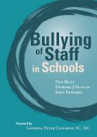 Bullying of staff in schools /