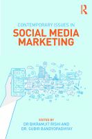 Contemporary Issues in Social Media Marketing /
