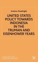 United States policy towards Indonesia in the Truman and Eisenhower years /