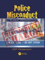 Police misconduct : a global perspective /