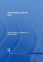 Environment and the city /