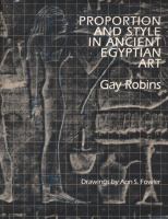 Proportion and style in ancient Egyptian art /