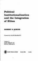 Political institutionalization and the integration of elites.