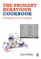 The primary behaviour cookbook : strategies at your fingertips /