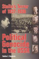 Stalin's terror of 1937-1938 : political genocide in the USSR /