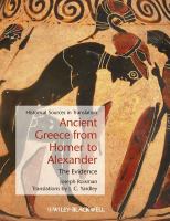 Ancient Greece from Homer to Alexander the evidence /