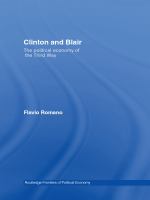Clinton and Blair the political economy of the third way /
