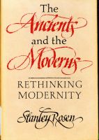 The ancients and the moderns : rethinking modernity /