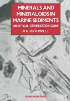 Minerals and mineraloids in marine sediments : an optical identification guide /