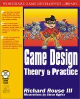 Game design : theory & practice /