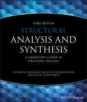 Structural analysis and synthesis : a laboratory course in structural geology.