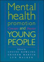 Mental health promotion and young people : concepts and practice /