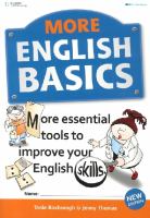 More English basics : more essential tools to improve your English skills /