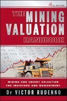 The mining valuation handbook : mining and energy valuation for investors and management /
