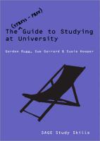 The stress-free guide to studying at university : a student's guide towards a better life /