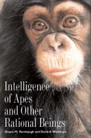 Intelligence of apes and other rational beings /