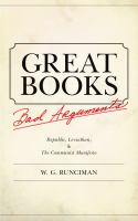 Great books, bad arguments Republic, Leviathan, & the Communist manifesto /