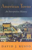 American towns : an interpretive history /