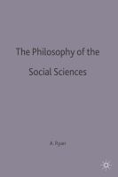The philosophy of the social sciences.