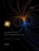 Elements of electromagnetics /