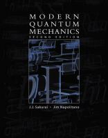 Modern quantum mechanics /