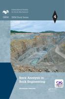 Back analysis in rock engineering /