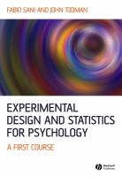 Experimental design and statistics for psychology : a first course /