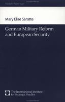 German military reform and European security /