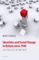 Identities and social change in Britain since 1940 : the politics of method /