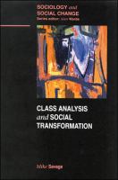 Class analysis and social transformation /