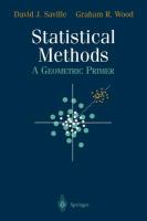 Statistical methods : a geometric primer /