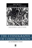 The ethnography of communication : an introduction /